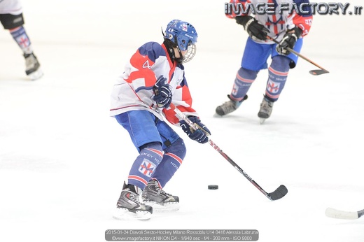 2015-01-24 Diavoli Sesto-Hockey Milano Rossoblu U14 0416 Alessia Labruna
